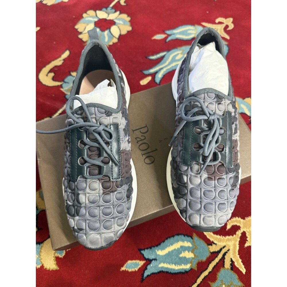 Linea Paolo Rodger-L Brown Grey Sneaker Size:7.5M $119